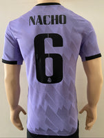 2022 - 2023 Real Madrid Away Shirt Nacho 6 Copa del Rey BNWT Size M