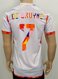 2022 Belgium Away Shirt De Bruyne Tomorrowland especial set name