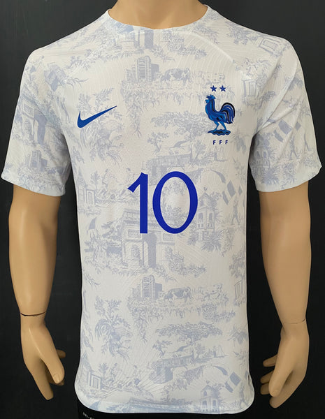 2022 France Away Shirt Mbappe Player Issue SIze M BNWT Qatar World Cup