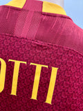 2018-2019 AS Roma Home Shirt Francesco Totti Player issue Authentic Pre Owned Size M