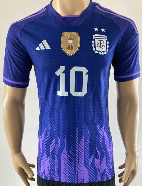 2022 Argentina Away kit Messi Copa America Champions Player issue Made in Argentina
