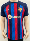 2022- 2023 Barcelona Home Shirt Eric Player Issue kitroom Copa Del Rey Size L