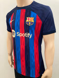 2022- 2023 Barcelona Home Shirt Eric Player Issue kitroom Copa Del Rey Size L