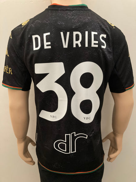 2021-2022 Venezia FC Home Shirt De Vries Coppa Italia Player Issue Kitroom Pre Owned Size L