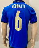 2020-2021 Italy Home Kit Verratti New with tags Euro Size M New BNWT