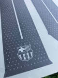 2025-2026 FC Barcelona Away kit Name Number set Lamine Yamal Player Issue Champions League