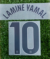 2025-2026 FC Barcelona Away Third kit Name Number set Lamine Yamal Player Issue La Liga