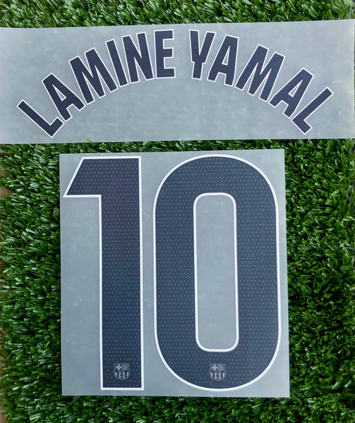 2025-2026 FC Barcelona Away Third kit Name Number set Lamine Yamal Player Issue La Liga