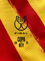 2020-2021 FC Barcelona Senyera Pedri Copa del Rey Final Player issue