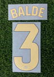 2024-2025 FC Barcelona Home kit Name Number set Balde Player Issue La Liga