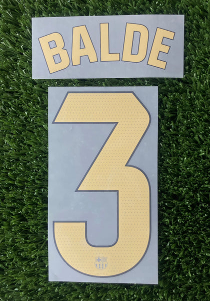 2024-2025 FC Barcelona Home kit Name Number set Balde Player Issue La Liga