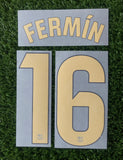2024-2025 FC Barcelona Home kit Name Number set Fermin Player Issue La Liga