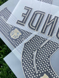 2024-2025 FC Barcelona Home kit Name Number set Kounde Player Issue Champions League