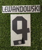 2012-2013 Borussia Dortmund BVB Home kit Name Number set Lewandowski