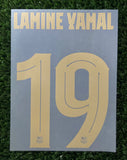 2024-2025 FC Barcelona Home kit Name Number set Lamine Yamal Kid Champions League