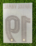 2024-2025 FC Barcelona Home kit Name Number set Lamine Yamal Kid Champions League