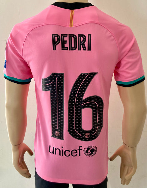 2020-2021 FC Barcelona Third Kit Pedri Champions League