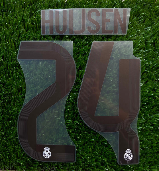 2025-2026 Real Madrid Home kit Number Name set Dean Huijsen Player issue