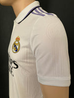 2022-2023 Real Madrid Home Shirt Vini Jr Player Issue Kitroom Size 4