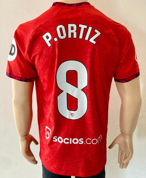 2024-2025 Sevilla Away kit Pedro Ortiz Kitroom Player issue Size M