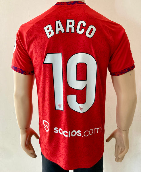 2024-2025 Sevilla Away kit Valentin Barco Kitroom Player issue Size S