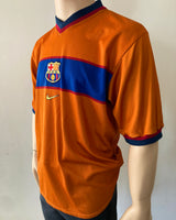 1998-1999 FC Barcelona Away kit Player issue Size L Preowned