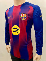 2025-2026 FC Barcelona Home kit Long Sleeve Size L