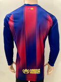 2025-2026 FC Barcelona Home kit Long Sleeve Size L