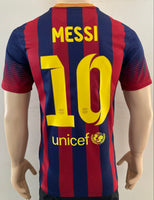 2013-2014 Barcelona Home Shirt Messi La Liga Pre Owned Multiple Sizes