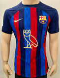 2022-2023 FC Barcelona Home Shirt Pablo Paez Gaviria “Gavi” Player Issue Kitroom Drake El Clasico Special Edition Mint Size M