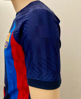 2022-2023 FC Barcelona Home Shirt Pablo Paez Gaviria “Gavi” Player Issue Kitroom Drake El Clasico Special Edition Mint Size M