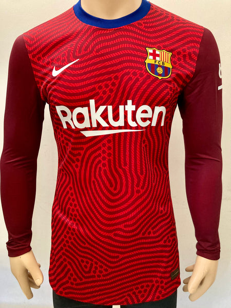 2020-2021 FC Barcelona Goalkeeper kit Long sleeve Kitroom Player issue
