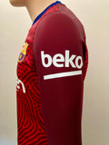 2020-2021 FC Barcelona Goalkeeper kit Long sleeve Kitroom Player issue