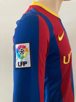 2010 - 2011 Barcelona Home Shirt Messi Long Sleeve (S)