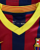 2013 - 2014 Barcelona Home Shirt Messi Long Sleeve LFP Used