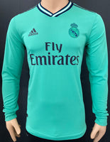 2019 - 2020 Real Madrid Third Shirt Sergio Ramos Long Sleeve Player Issue (S) BNWT