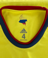 2020-2021 Colombia National Team Home Long Sleeve Shirt Kitroom Player Issue Size 4 (S)