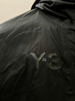 2020-2021 Real Madrid Crossover Y-3 Hooded Jacket Full Print Stripe Logo Black