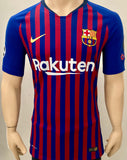 2018-2019 FC Barcelona Home Shirt Coutinho Champions League Kitroom Player Issue