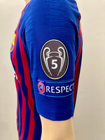2018-2019 FC Barcelona Home Shirt Coutinho Champions League Kitroom Player Issue