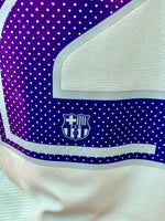 2017-2018 FC Barcelona Away Shirt Umtiti La Liga Kitroom Player Issue