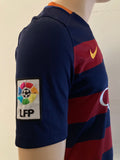 2015 - 2016 Barcelona Home Shirt, Dani Alves (S) Used