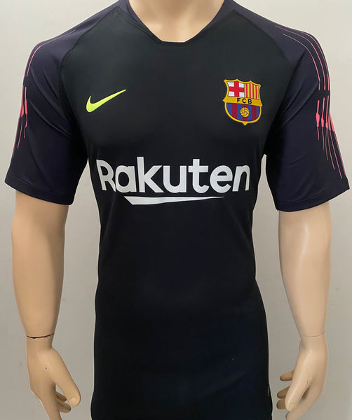 2018-2019 FC Barcelona Goalkeeper Shirt Short Sleeve Player Issue BNWOT Size L fitted