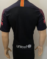 2018-2019 FC Barcelona Goalkeeper Shirt Short Sleeve Player Issue BNWOT Size L fitted