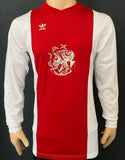 2022-2023 Ajax Home Shirt Retro 50th Anniversary European Cup Long Sleeve