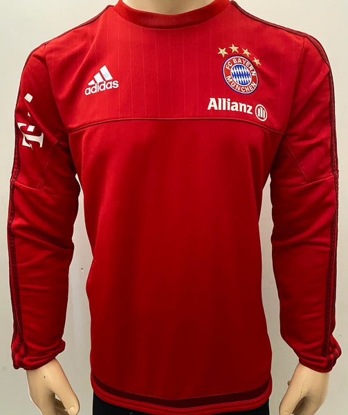 2015-2016 Bayern Munich Training Top Kitroom Player Issue Preowned Size M Robben