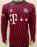 2021-2022 Bayern Munich Training Top Kitroom Player Issue Preowned Size M