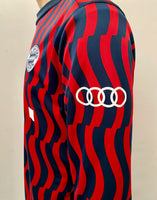 2021-2022 Bayern Munich Training Top Kitroom Player Issue Preowned Size M