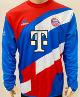 2022-2023 Bayern Munich Pre Match Warm Up Top Kitroom Player Issue Preowned Size M