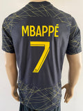 2022-2023 Paris Saint Germain PSG Fourth shirt Player issue Authentic Kylian Mbappe BNWT Size L